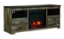 Picture of Trinell Large TV Stand with Fireplace
