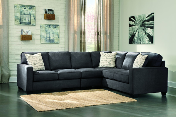 Picture of Alenya Charcoal 3-Piece Right Arm Facing Sectional