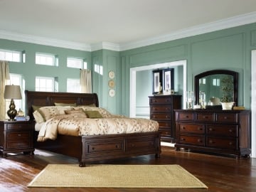 Picture of Porter 6-Piece King Sleigh Storage Bedroom Set