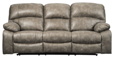 Picture of Dunwell Driftwood Power Reclining Sofa With Adjusable Headrest