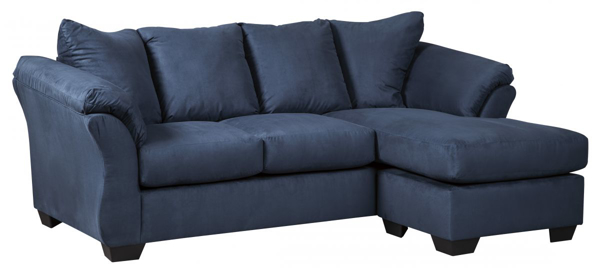 Picture of Darcy Blue Sofa Chaise