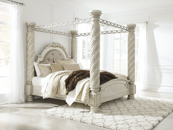 Cimore King Canopy Bed Beds Furniture Deals Online Picture Of Cimore King Canopy Bed