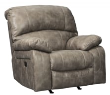 Picture of Dunwell Driftwood Power Recliner With Adjustable Headrest