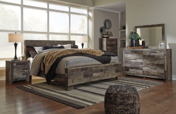 Picture of Derekson 6-Piece King Panel Bedroom Set