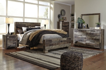 Picture of Derekson 6-Piece Queen Panel Bedroom Set