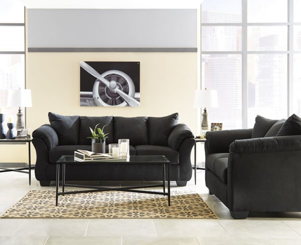 Picture of Darcy Black 2-Piece Living Room Set