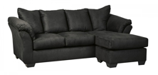Picture of Darcy Black Sofa Chaise