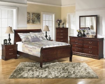 Picture of Alisdair 6-Piece Full Sleigh Bedroom Set