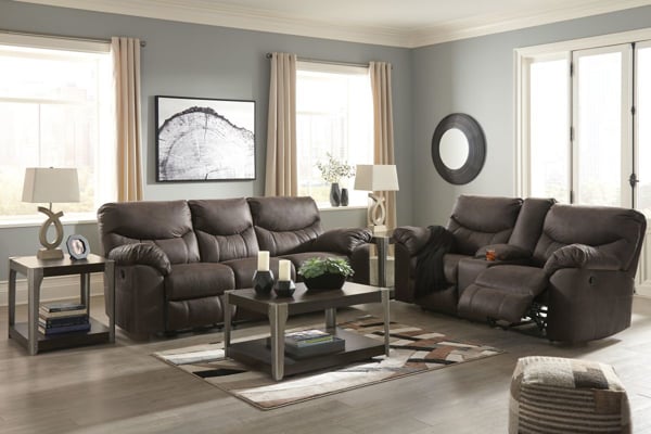 Picture of Boxberg Teak 2-Piece Reclining Living Room Set