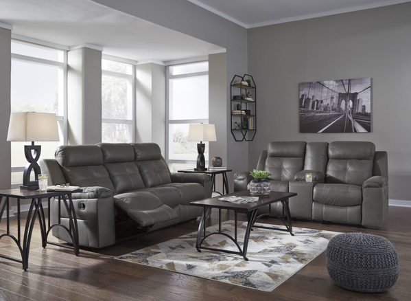 Picture of Jesolo Gray 2-Piece Reclining Living Room Set