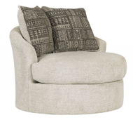Picture of Soletren Stone Swivel Accent Chair