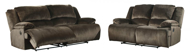 Picture of Clonmel Chocolate 2-Piece Reclining Living Room Set