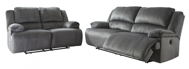 Picture of Clonmel Charcoal 2-Piece Reclining Living Room Set