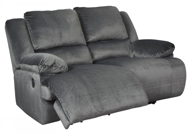 Picture of Clonmel Charcoal Reclining Loveseat