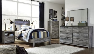 Picture of Baystorm 6-Piece Twin Panel Bedroom Set
