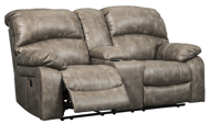 Picture of Dunwell Driftwood Power Loveseat W/Adjustable Headrest