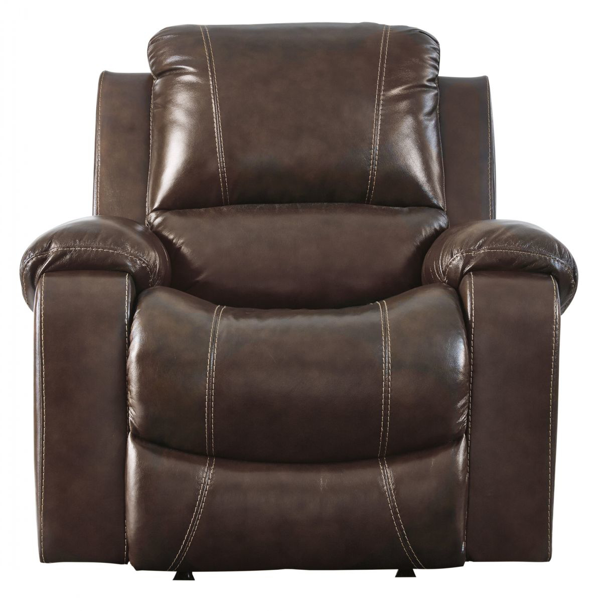 Rackingburg Mahogany Leather Rocker Recliner Recliners Furniture Deals Online