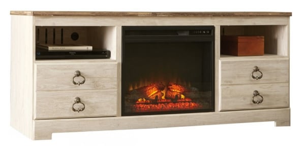 Picture of Willowton TV Stand With Fireplace