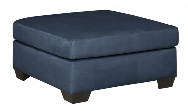 Picture of Darcy Blue Accent Ottoman