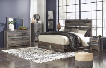 Picture of Drystan 6-Piece King Panel Bedroom Set