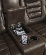 Picture of Game Zone Bark Power Reclining Loveseat With Adjustable Headrest