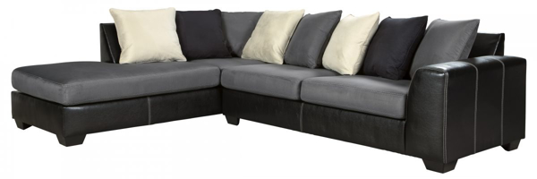 Picture of Jacurso Charcoal 2-Piece Left Arm Facing Sectional