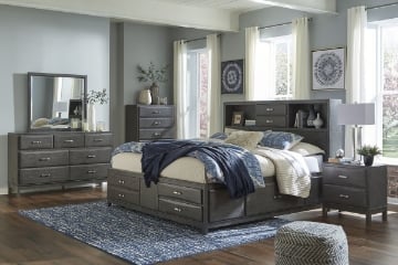 Picture of Caitbrook 6-Piece King Storage Bedroom Set