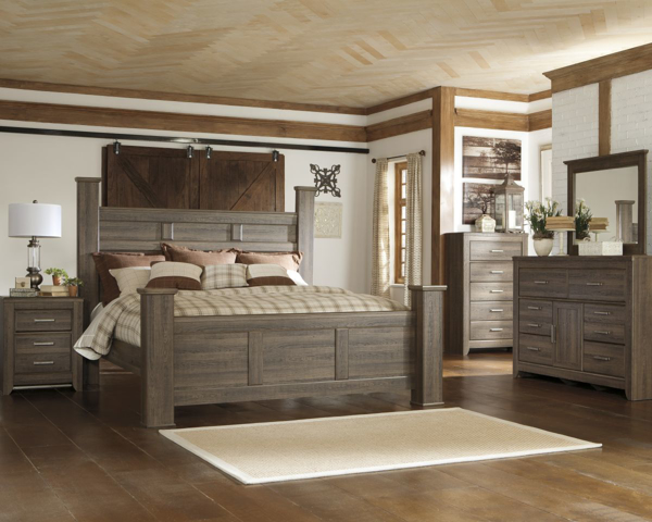 Picture of Juararo 6-Piece King Poster Bedroom Set