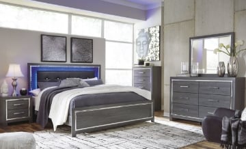 Picture of Lodanna 6-Piece King Panel Bedroom Set