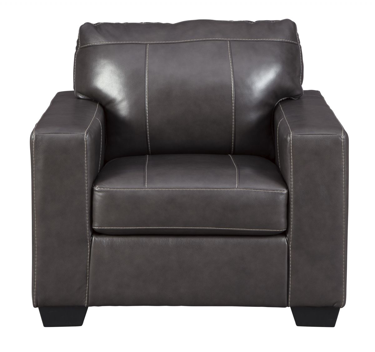 Morelos Leather Gray Chair Chairs Furniture Deals Online