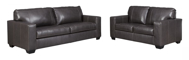 Picture of Morelos Leather Gray 2-Piece Living Room Set