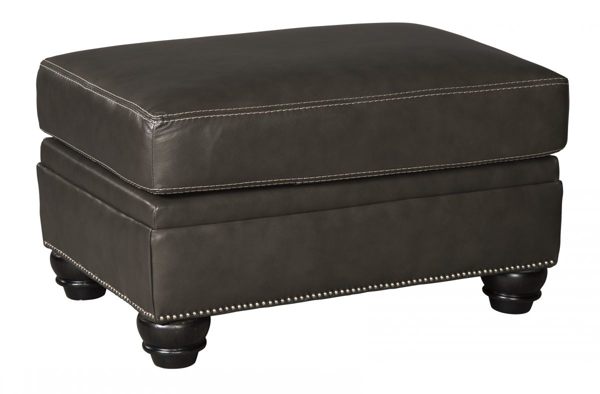 Picture of Lawthorn Leather Ottoman