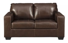 Picture of Morelos Leather Chocolate Loveseat
