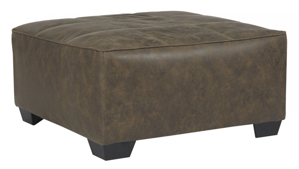 Picture of Abalone Chocolate Oversized Accent Ottoman