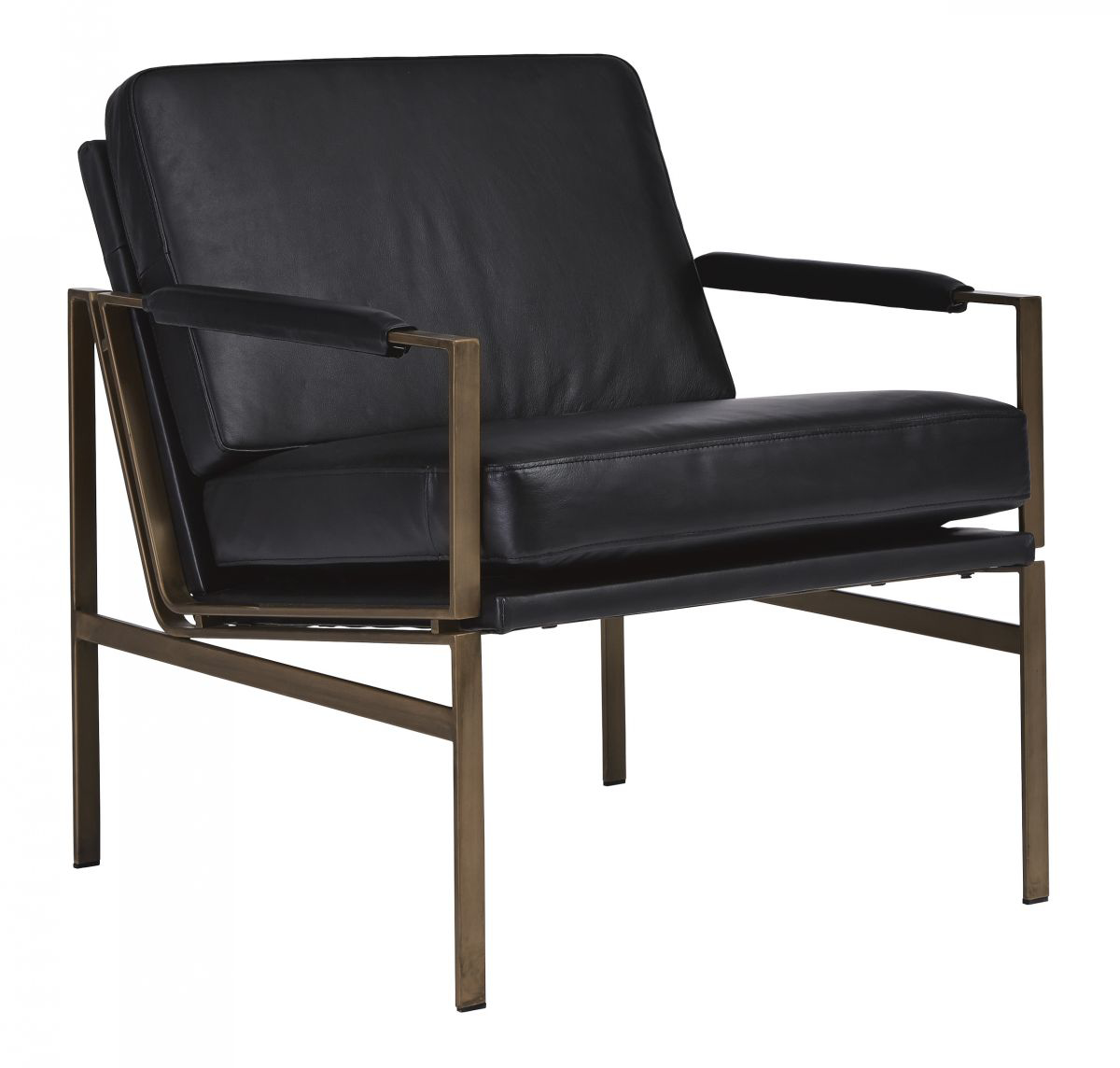 Puckman Black Accent Chair
