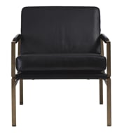 Picture of Puckman Black Accent Chair