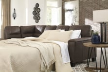 Picture of Navi Chestnut 2-Piece Left Arm Facing Sleeper Sectional