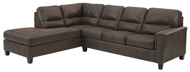Picture of Navi Chestnut 2-Piece Left Arm Facing Sleeper Sectional