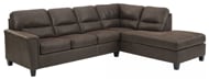 Picture of Navi Chestnut 2-Piece Right Arm Facing Sleeper Sectional