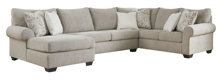 Picture of Baranello Stone 3-Piece Left Arm Facing Sectional