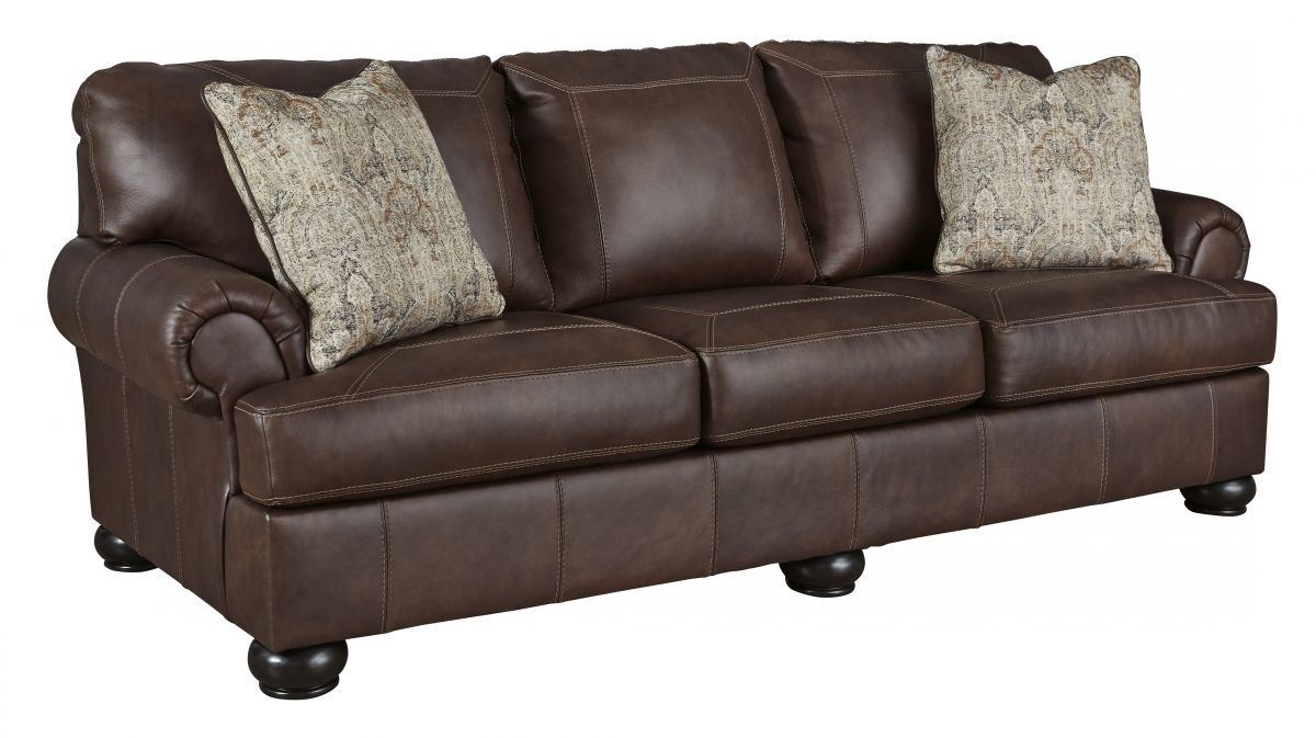 leather queen sofa sleeper in a box