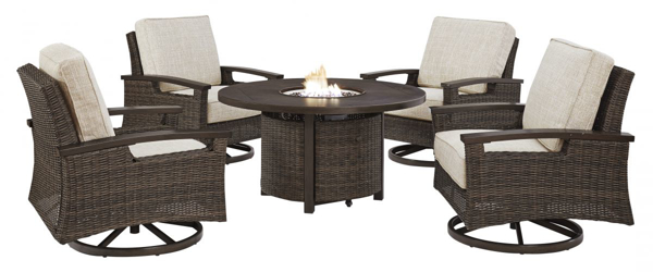 Picture of Paradise Trail 5-Piece Outdoor Firepit Set