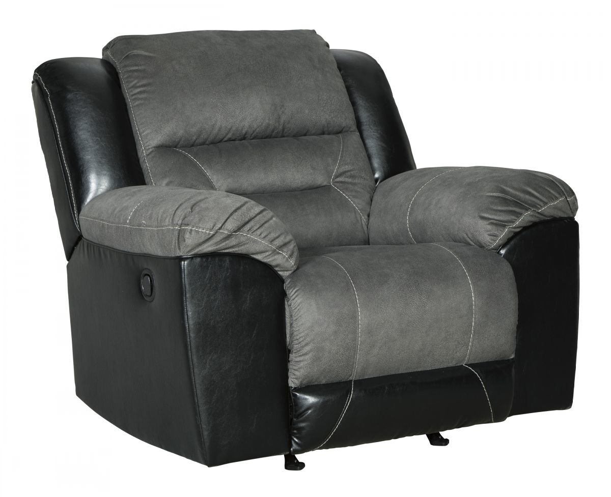 Earhart Slate Rocker Recliner Recliners Furniture Deals Online