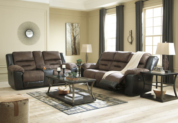 Picture of Earhart Chestnut 2-Piece Living Room Set