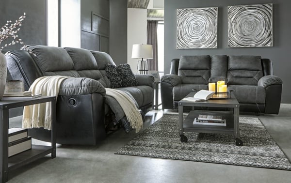 Picture of Earhart Slate 2-Piece Living Room Set