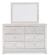 Picture of Paxberry White Dresser & Mirror