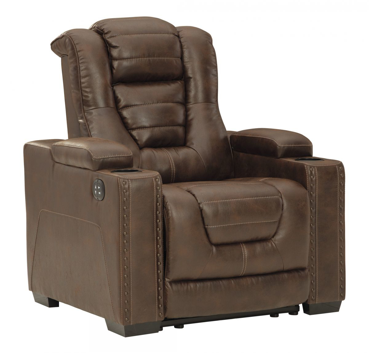 Owners Box Power Recliner With Adjustable Headrest Recliners