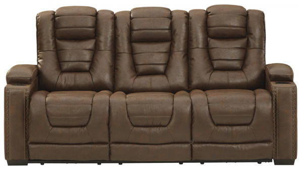 Picture of Owners Box Power Reclining Sofa With Adjustable Headrest