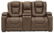 Picture of Owners Box Power Reclining Loveseat With Adjustable Headrest