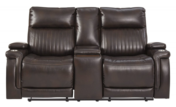 Picture of Team Time Power Reclining Loveseat With Adjustable Headrest